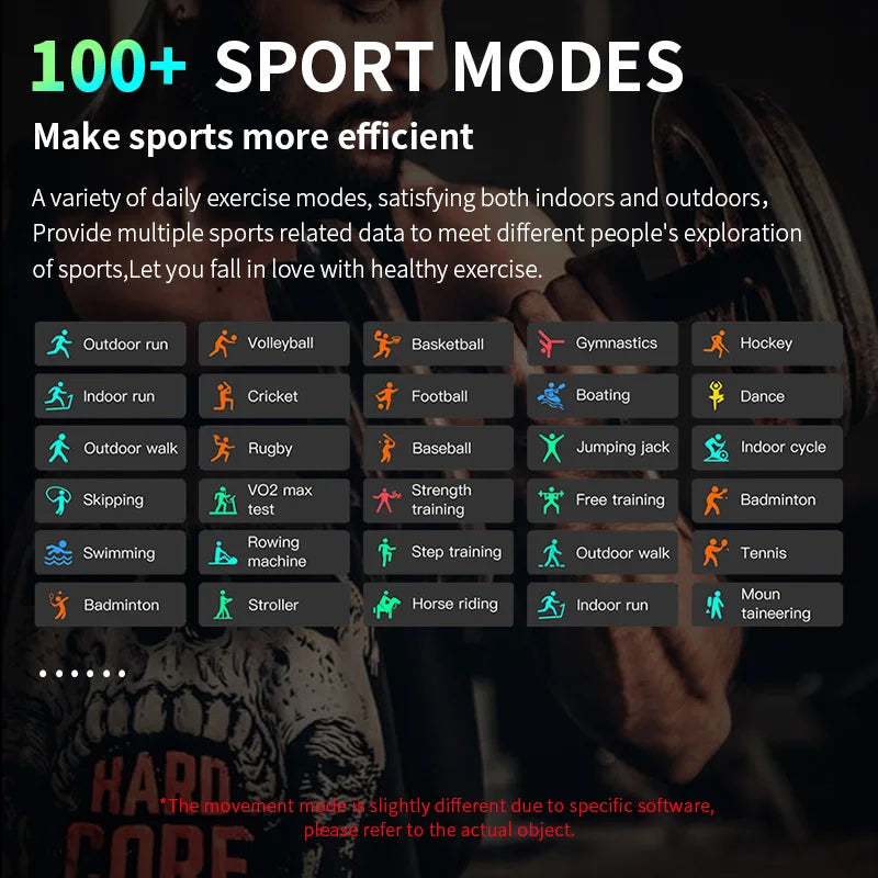 Premium Smartwatch - Wireless Charging, Bluetooth Calls, Fitness Tracker, Custom Watch Faces, Heart Rate Monitoring, Sleep Tracking, Waterproof, Men & Women - StrengthXPhysiotherapy