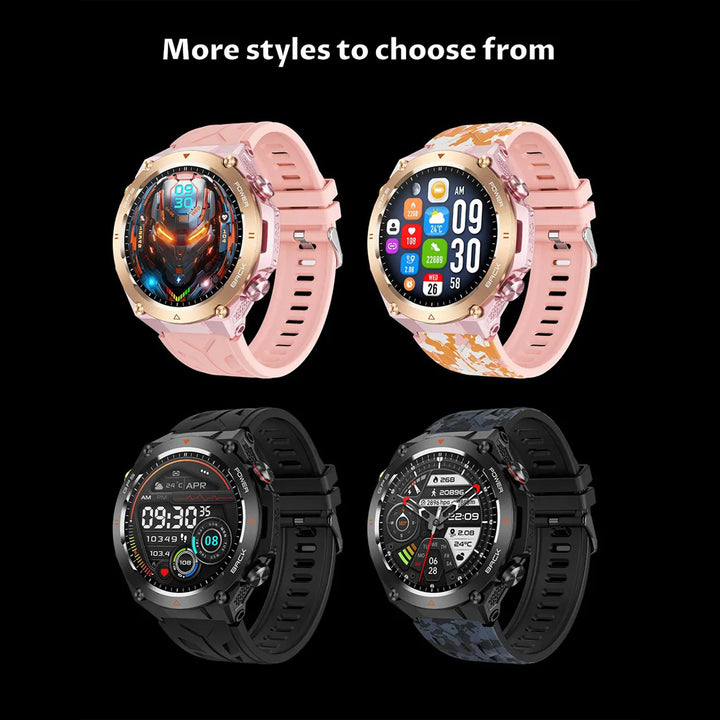 Premium Waterproof Sports Watch for Men and Women – 50M Waterproof, Dual Time, Pedometer, Stopwatch, Alarm, Countdown, Shockproof, EL Backlight, Lightweight Military Clock - StrengthXPhysiotherapy