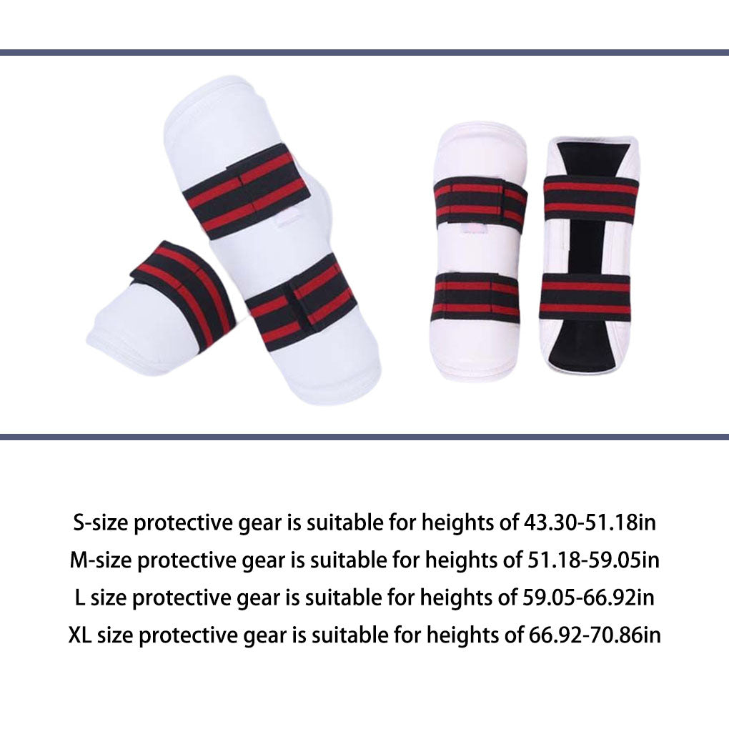 Premium Taekwondo Arm & Shin Guards – Kickboxing, MMA, Muay Thai Leggings, Ankle Protection, Protective Foam Insert, Secure  