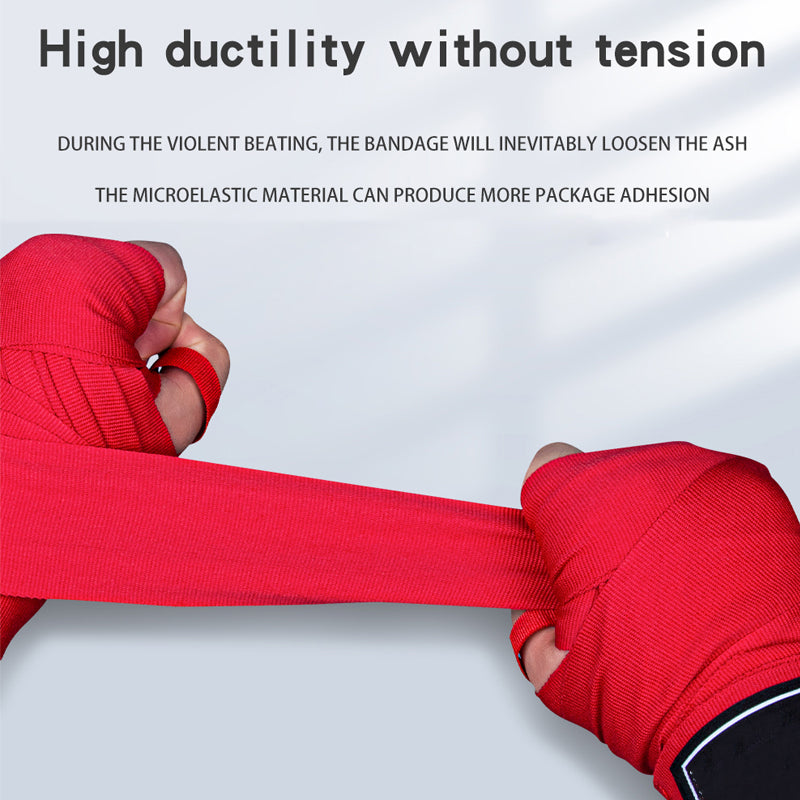 Premium Boxing Hand Wraps Inner Gloves – 180 Inch Elasticated Bandages with Thumb Loop, Wrist Protection for MMA, Muay Thai, Kickboxing, and Combat Sports - StrengthXPhysiotherapy