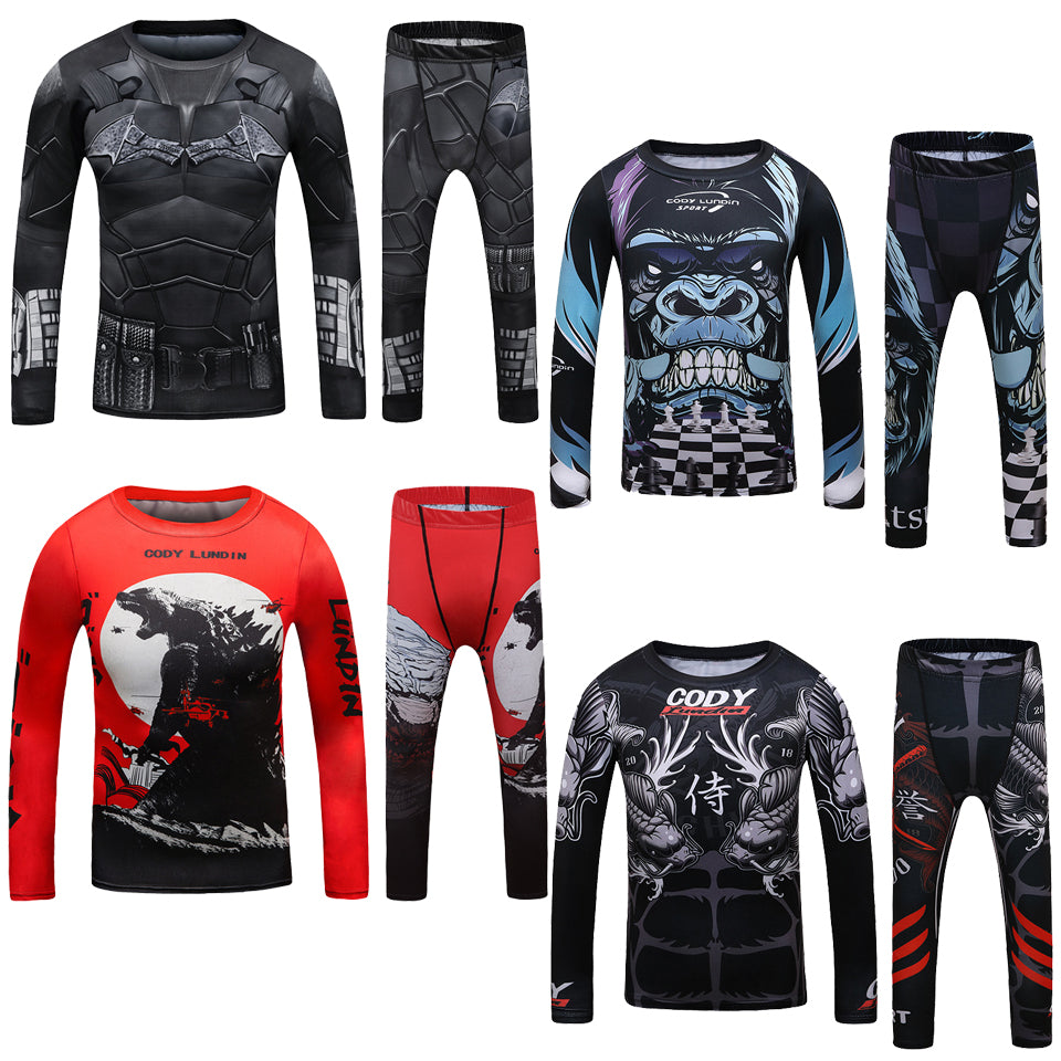 Premium MMA Boxing Training Set – UFC Fighting Suit for Men, Women & Children, Breathable Quick Dry Sports Wear, Short 