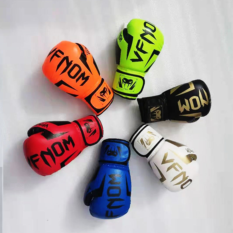 Premium Boxing Gloves – High Quality Muay Thai, Sanda & Taekwondo Fighting Gloves for Kids & Adults, Durable PU Leather,