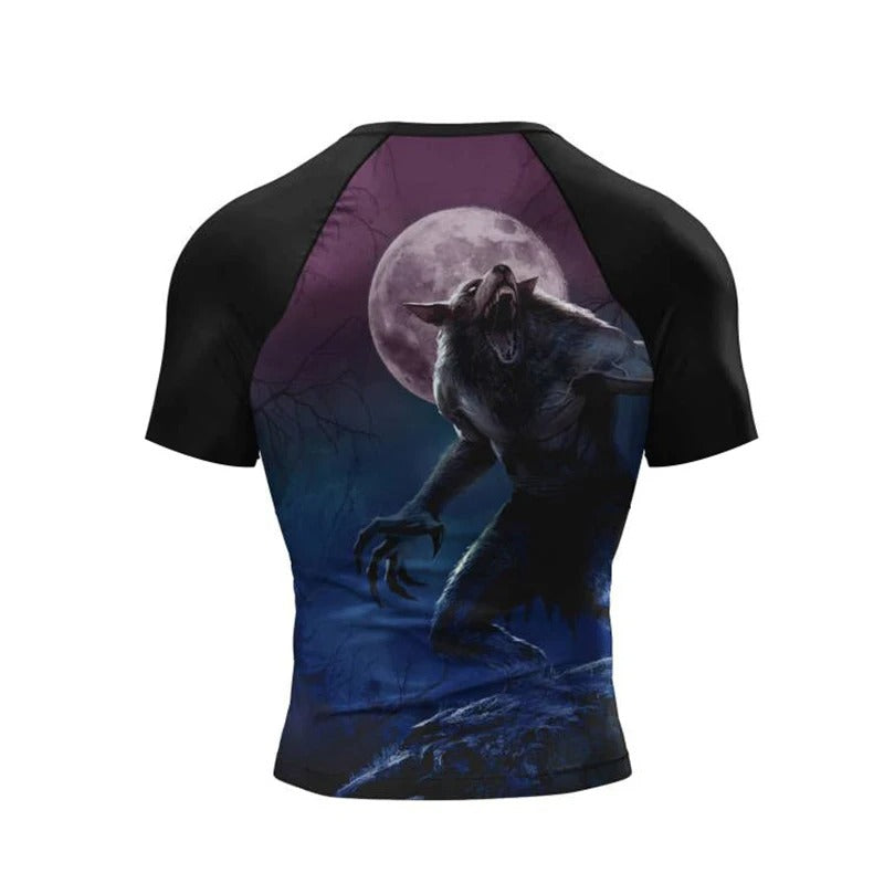 Premium Jiu Jitsu Rash Guard Set – 4-Piece MMA Sportswear Kit for Men, Includes Kimono T-shirt, Pants, Muay Thai Shorts, and BJJ Compression Gear for Gym, Boxing, and Training - StrengthXPhysiotherapy