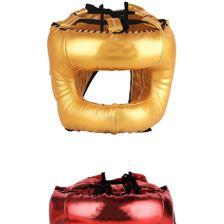 Premium Boxing Helmet – Muay Thai, Kickboxing, Sanda Training Headgear, Protective Head Protector Guard for Gym & Combat Sports - StrengthXPhysiotherapy