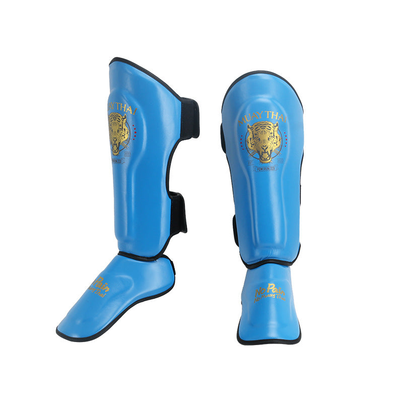 Premium Sanda Leg Protectors – Instep Boxing Foot Guards, Thai Boxing Gaiters, Leg Sleeves for Fighting & Combat Sports