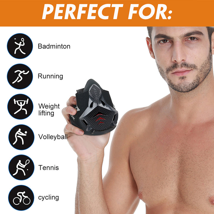 Premium Sports Mask for Running, Cycling, Gym & High Altitude Training – Cardio Workout Conditioning Mask, Air Filtration,