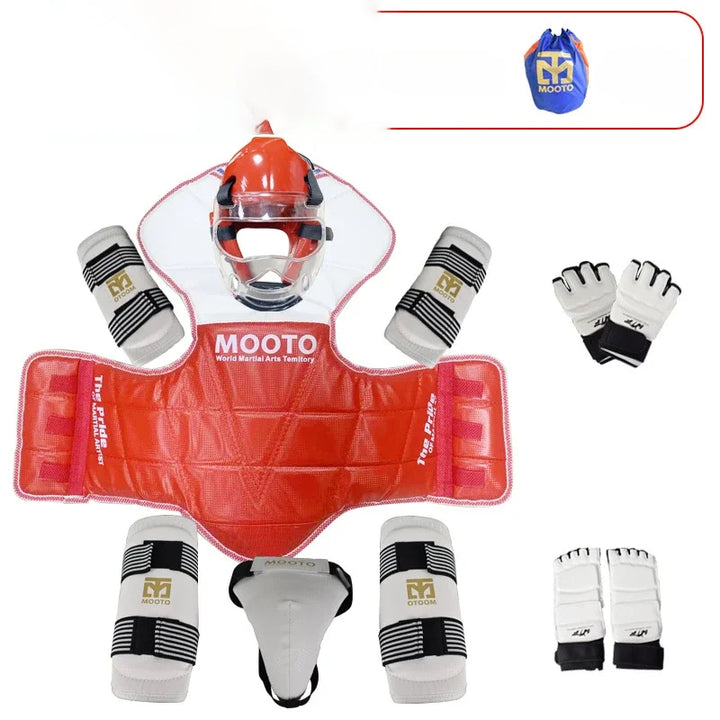 Premium 8pcs Taekwondo Protective Gear Set – Full Body Protection for Combat & Competition, Thickened Training Equipment with