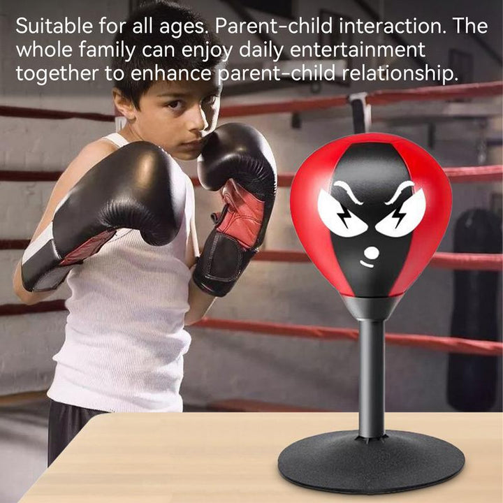 Premium Desktop Boxing Punching Ball – Suction Cup Mini Boxing Bag for Stress Relief & Fun – Fun Toy for Kids & Adults – 