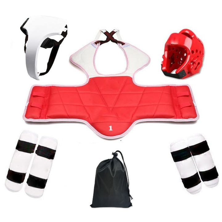 Premium Taekwondo Protective Gear Set – Thickened Combat Training Equipment for Boxing, Karate, Judo, Gloves, and Uniforms
