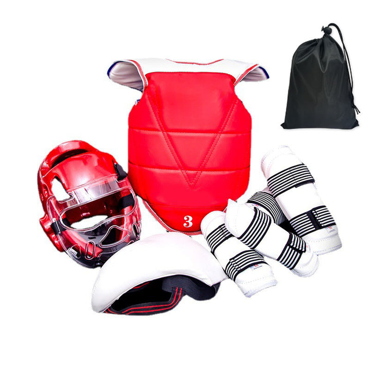 Premium Taekwondo Protective Gear Set – Thickened Combat Training Equipment for Boxing, Karate, Judo, Gloves, and Uniforms