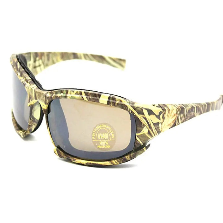 Premium Tactical Polarized Sport Glasses – UV Protection, Anti-Glare, 4 Lens Options for Shooting, Airsoft, Hunting, Hiking & Safety Eyewear - StrengthXPhysiotherapy