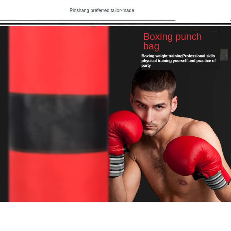 Premium Heavy Punching Sandbag – Durable Boxing Bag with Metal Chain Hook – Kick, Karate, Taekwondo Training – Includes Boxing Gloves, Wrist & Foot Guards, Shock-Absorbing Foam - StrengthXPhysiotherapy