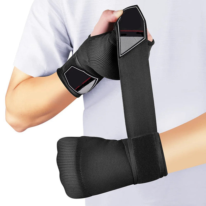 Premium MMA Half-Finger Boxing Gloves – Padded Foam Inner Gloves for Boxing, MMA, Muay Thai, Kickboxing, Taekwondo & Karate