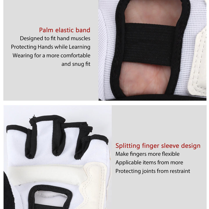 Premium Boxing Gloves for Adults & Kids – Half Finger Design for MMA, Muay Thai, Karate, Taekwondo & Fitness – High-Quality PU Leather, Breathable Mesh – Multiple Sizes (S-XXL) - StrengthXPhysiotherapy