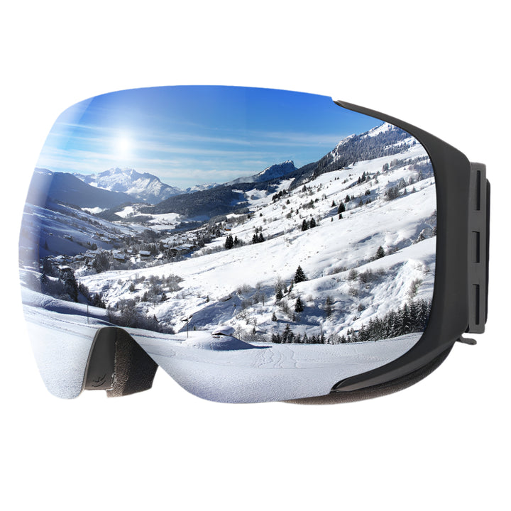 Premium Magnetic Ski Goggles – Quick-Change Lens, UV400 Protection, Anti-Fog, Explosion-Proof, Snowboard Ski Glasses