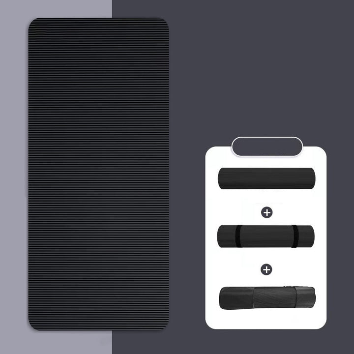 Premium Super Long Yoga Mat – 2M Extra Large High-Density Exercise Mat for Pilates & Fitness – Waterproof, Anti-Skid, 15mm Thickness, with Carry Bag – Ideal for Men & Beginners - StrengthXPhysiotherapy