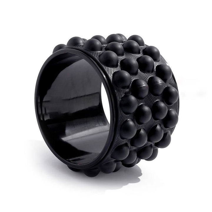 Premium Yoga Wheel – Back Stretcher & Massager for Pain Relief – Durable, Non-Slip Frame – Strong Support Up to 440 lbs – Posture Fit Padding for Comfort – Ideal for Home & Gym Use - StrengthXPhysiotherapy