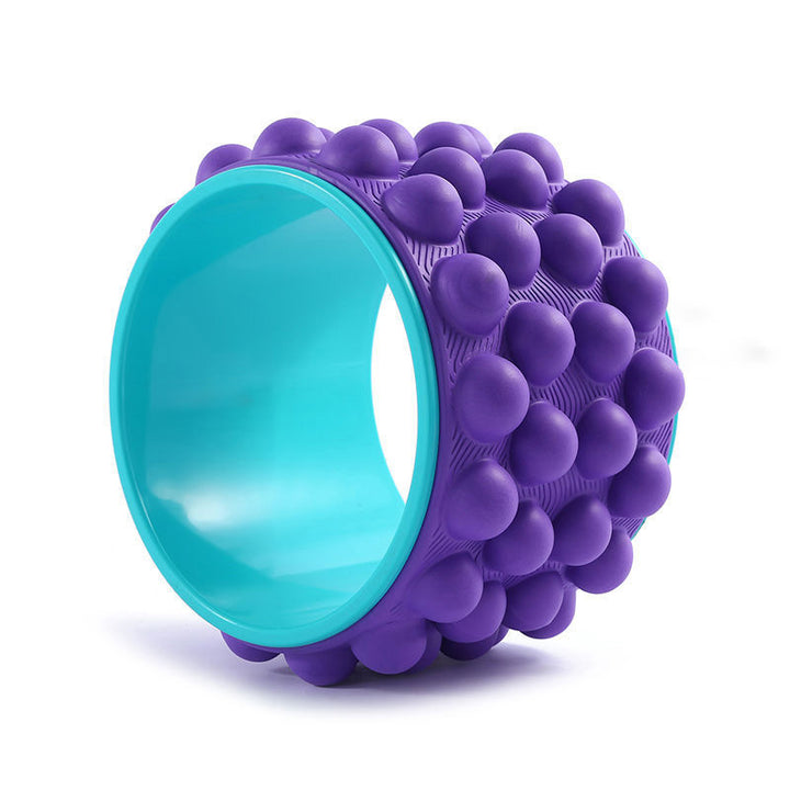 Premium Yoga Wheel – Back Stretcher & Massager for Pain Relief – Durable, Non-Slip Frame – Strong Support Up to 440 lbs – Posture Fit Padding for Comfort – Ideal for Home & Gym Use - StrengthXPhysiotherapy