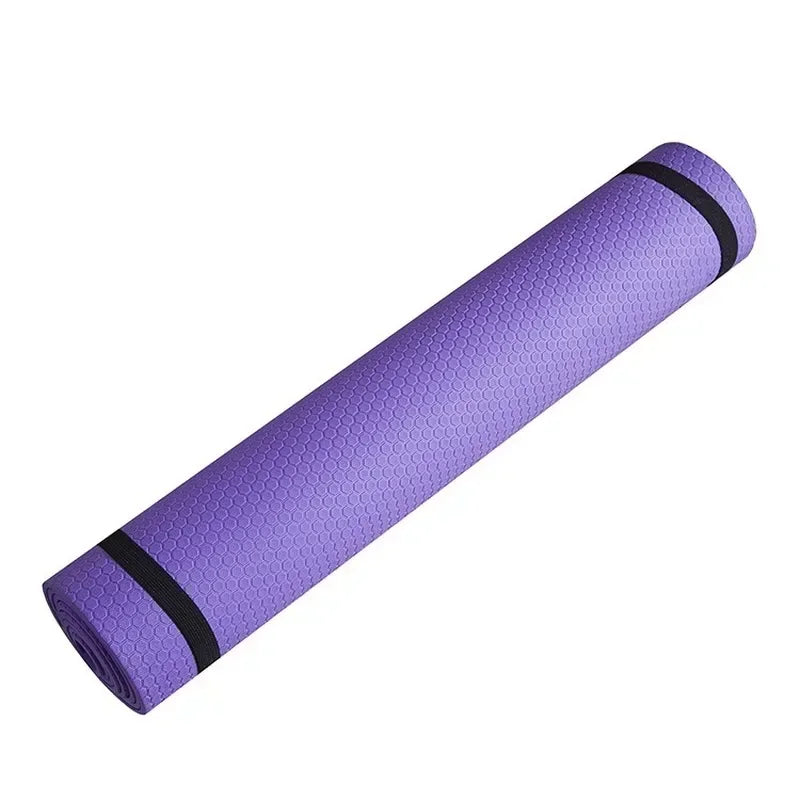 Premium 6MM Thick Yoga Mat – Anti-Skid EVA Foam Exercise & Pilates Mat – Comfortable, Durable Sports Fitness Mat