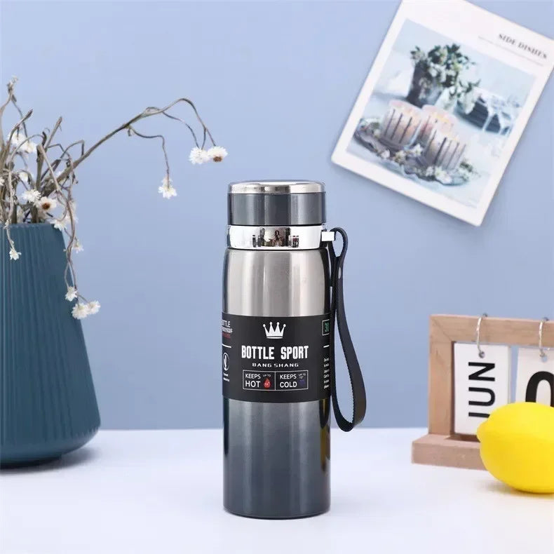 Premium Thermal Water Bottle 1000ml - Stainless Steel Vacuum Insulated Flask for Hot & Cold Drinks, BPA-Free Thermos for